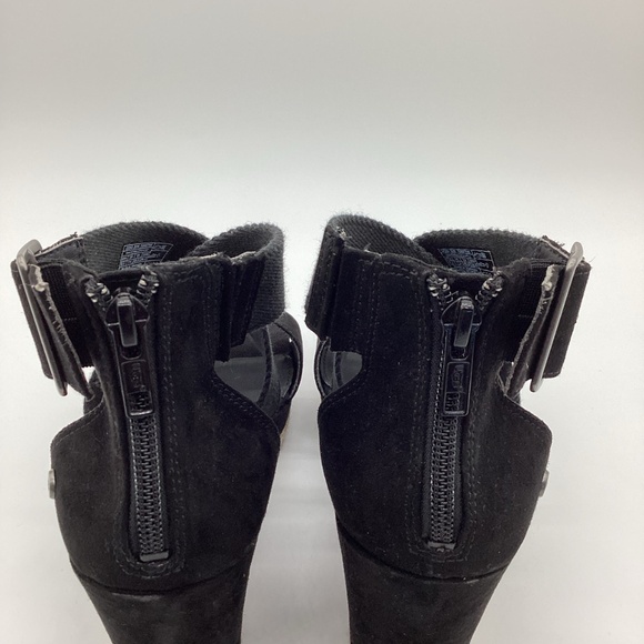 989. UGG Calla Wedge Black Sandal NWOT Size 9 - Picture 5 of 7